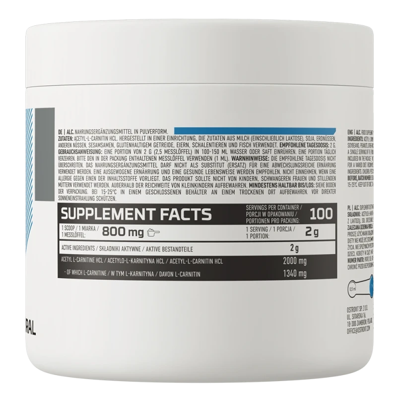 OstroVit Acetyl L-Carnitine | Powder 200 g
