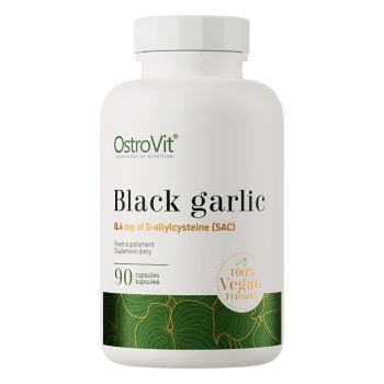 OstroVit Black Garlic VEGE | Fermented Black Garlic 400 mg 90 Capsules