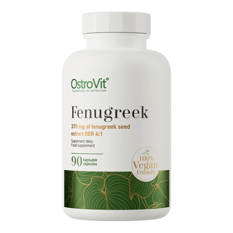 OstroVit Fenugreek VEGE | Fenugreek (Trigonella foenum-graecum) Seed Extract 370 mg 90 Capsules