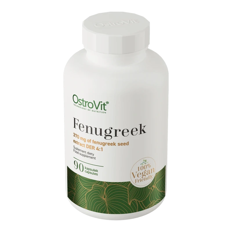 OstroVit Fenugreek VEGE | Fenugreek (Trigonella foenum-graecum) Seed Extract 370 mg 90 Capsules