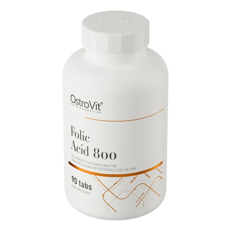 OstroVit Folic Acid | Folic Acid B9 Vitamin 90 Tablets