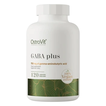 OstroVit GABA Plus VEGE | GABA 750 mg + Melatonin 120 Capsules