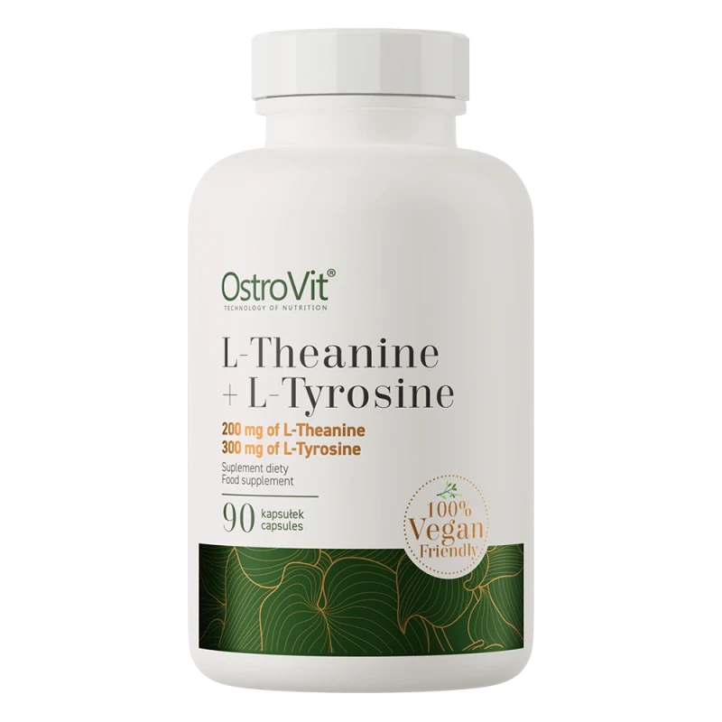 OstroVit L-Theanine + L-Tyrosine | L-Theanine 200 mg + L-Tyrosine 400 mg 90 Capsules