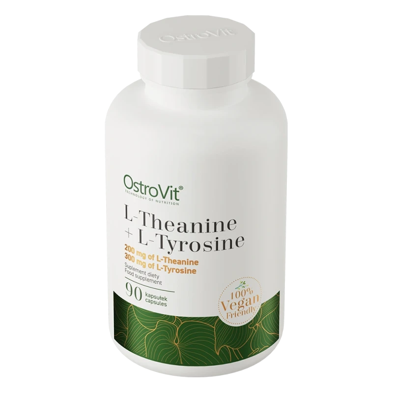 OstroVit L-Theanine + L-Tyrosine | L-Theanine 200 mg + L-Tyrosine 400 mg 90 Capsules
