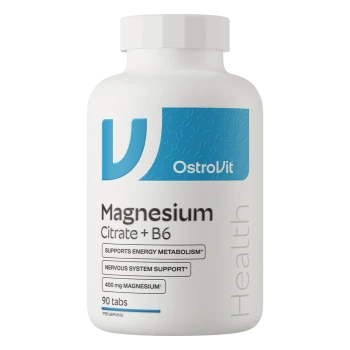 OstroVit Magnesium Citrate 400 mg + B6 | Magnesium Citrate + B6 90 Tablets