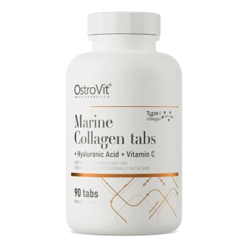 OstroVit Marine Collagen + Hyaluronic Acid + Vitamin C | Marine Collagen + Hyaluronic Acid 90 Tablets