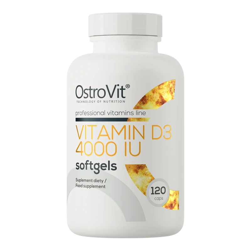 OstroVit Vitamin D3 4000 IU | Vitamin D3 120 Capsules