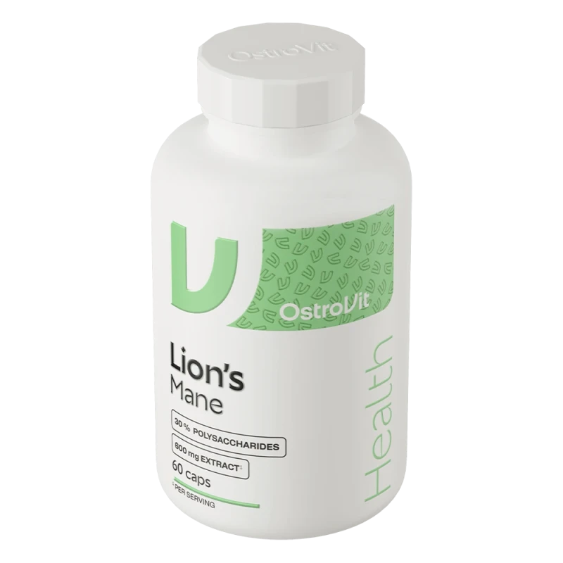 OstroVit Lion’s Mane VEGE | Hericium erinaceus Extract 60 Capsules
