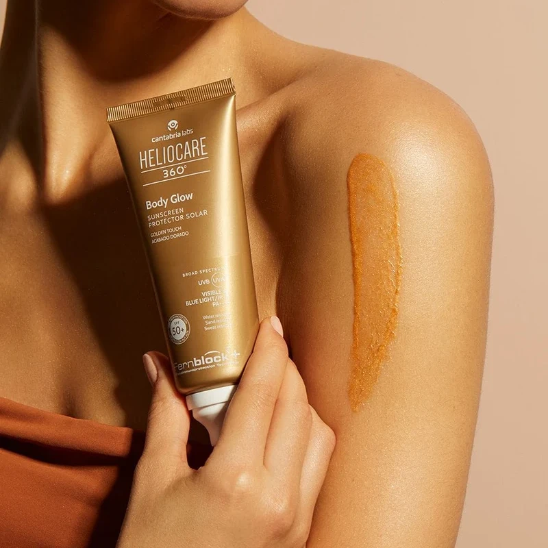 Heliocare 360° Body Glow SPF50+ | Body sunscreen with shimmer effect 100 ml