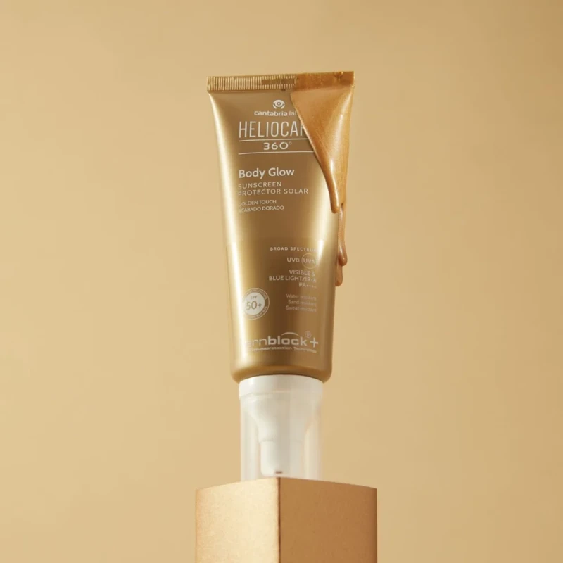 Heliocare 360° Body Glow SPF50+ | Body sunscreen with shimmer effect 100 ml