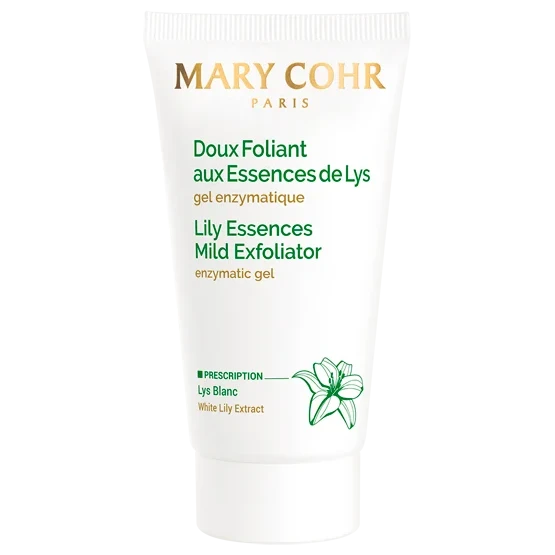 Mary Cohr Lily Essences Mild Exfoliator | Gentle Enzyme Peel for Sensitive & Delicate Skin 50 ml