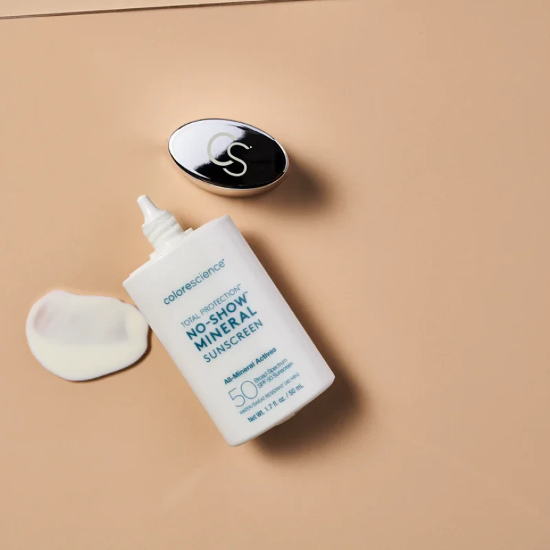 Colorescience Total Protection® No-Show™ Mineral Sunscreen SPF50 | Ultra-Light Mineral SPF for Face & Body 50 ml