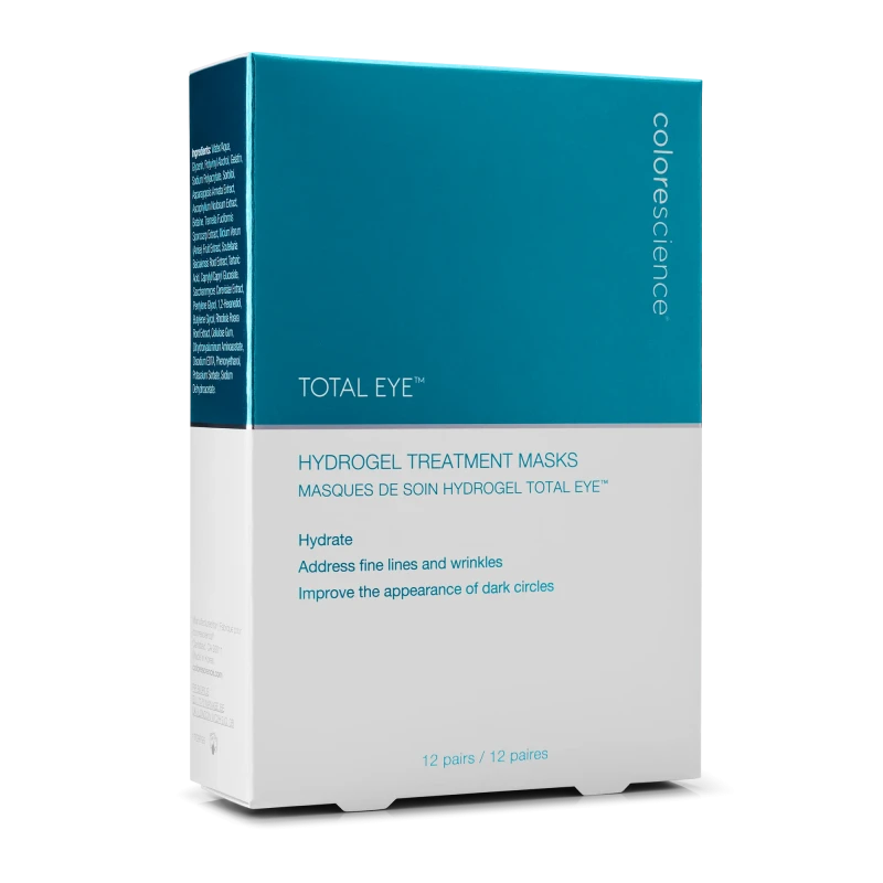 Colorescience Total Eye® Hydrogel Treatment Masks | Hydrogel Eye Masks 12 Pairs