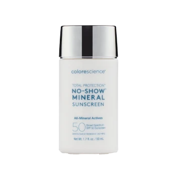 Colorescience Total Protection® No-Show™ Mineral Sunscreen SPF50 | Ultra-Light Mineral SPF for Face & Body 50 ml