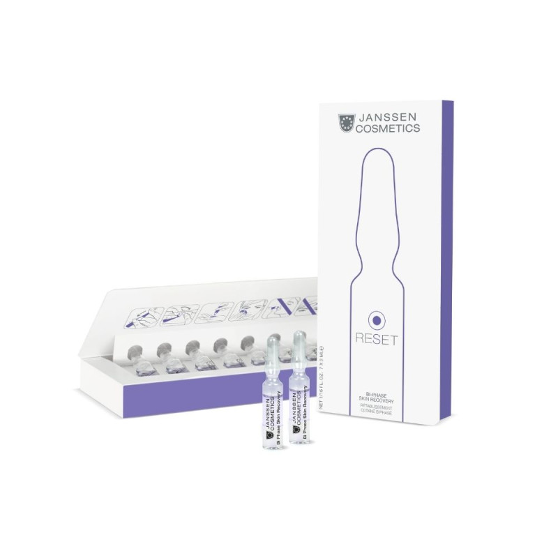 Janssen RESET Bi-Phase Skin Recovery Ampoules | Skin-renewing Ampoule Course 7 x 2 ml