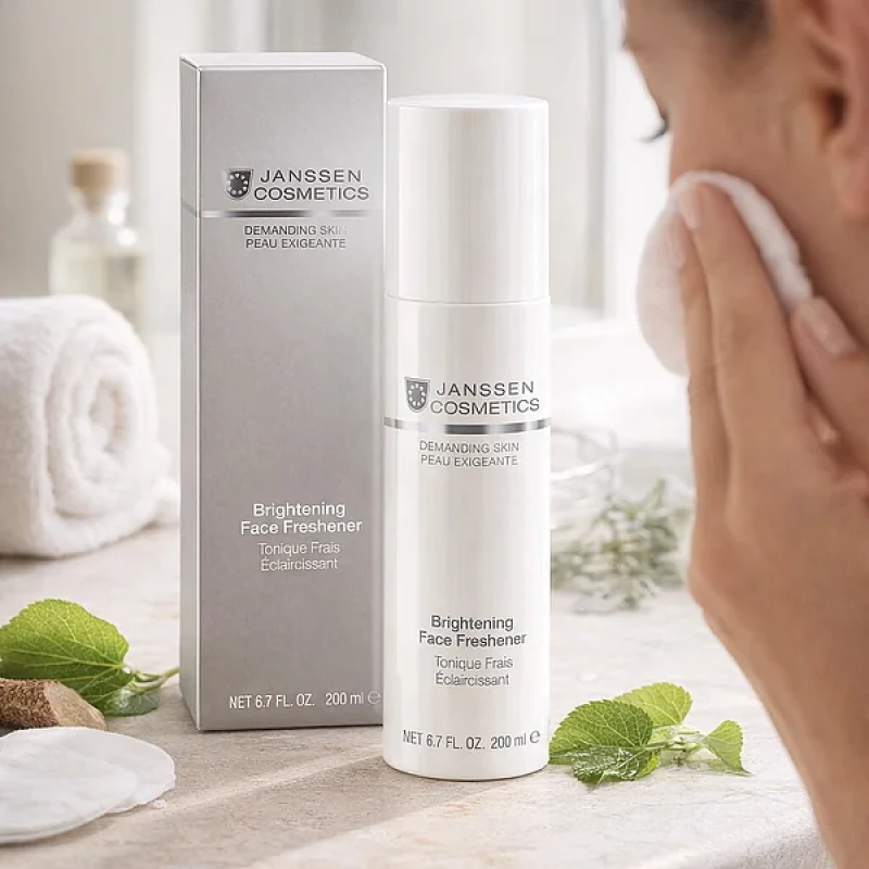 Janssen Cosmetics Brightening Face Freshener | Illuminating Facial Toner, 200 ml
