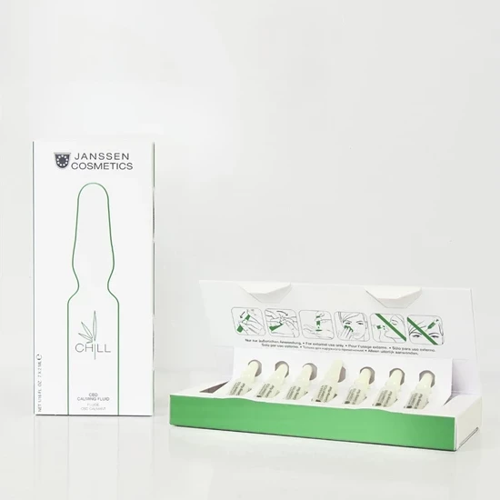 Janssen CBD Calming Fluid | Soothing Ampoules for Sensitive Skin 7 x 2 ml