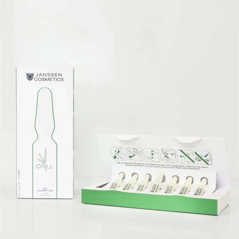Janssen CBD Calming Fluid | Soothing Ampoules for Sensitive Skin 7 x 2 ml