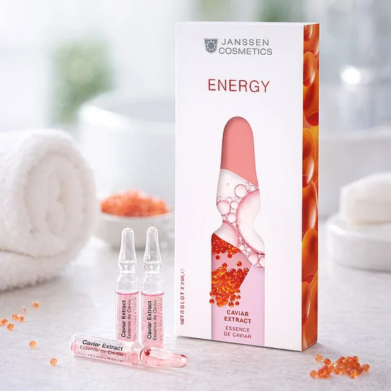 Janssen Caviar Extract Fluid | Caviar ampoules for skin renewal 7 x 2 ml