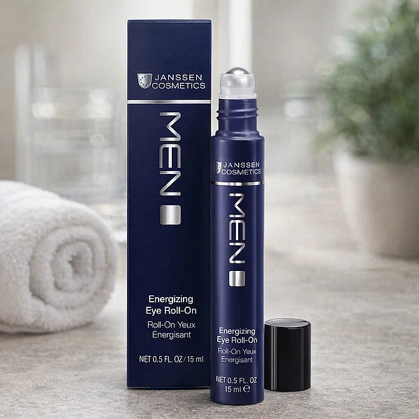 Janssen Cosmetics Energizing Eye Roll-On | Refreshing Eye Roller for Men, 15 ml