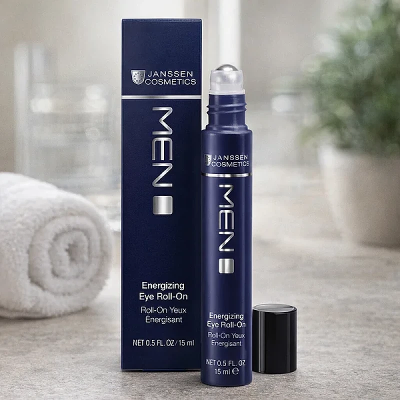 Janssen Cosmetics Energizing Eye Roll-On | Refreshing Eye Roller for Men, 15 ml