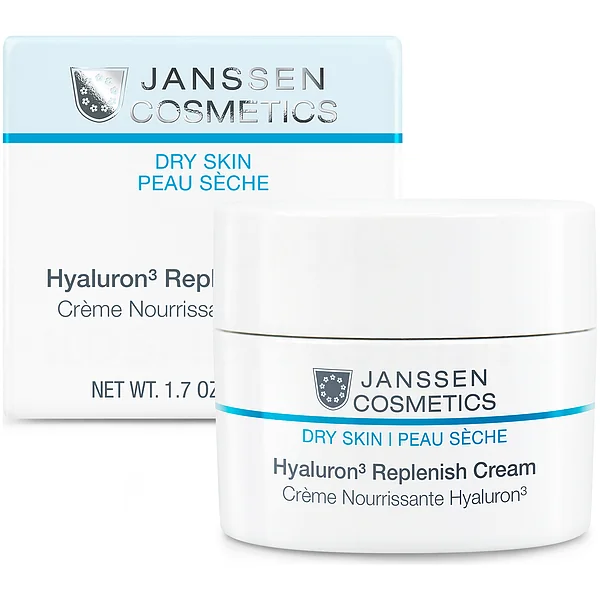 Janssen Cosmetics Hyaluron³ Replenish Cream | Restorative Hyaluronic Acid Cream, 50 ml