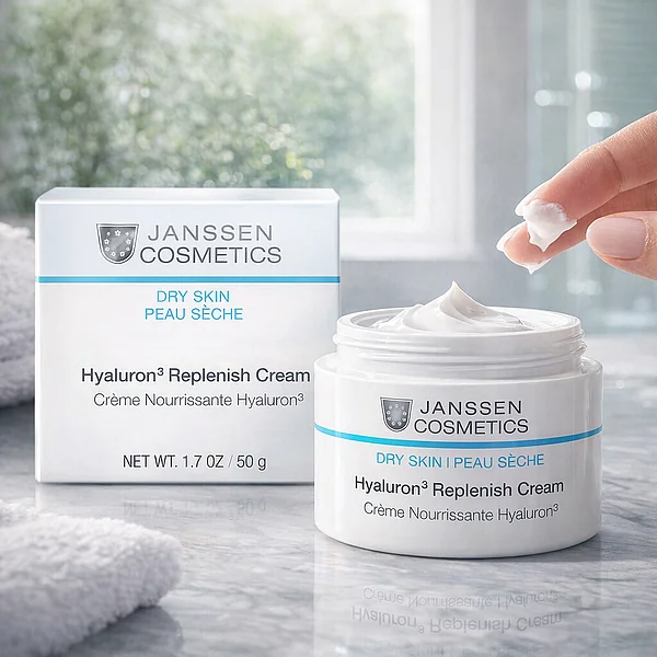 Janssen Cosmetics Hyaluron³ Replenish Cream | Restorative Hyaluronic Acid Cream, 50 ml