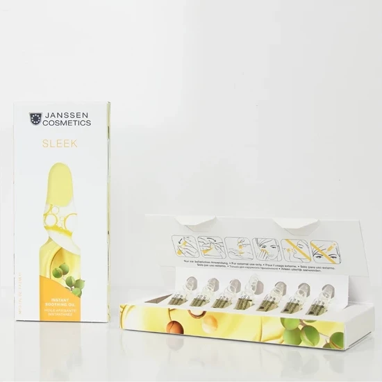 Janssen SLEEK Instant Soothing Oil | Soothing Oil Ampoules for Sensitive Skin 7 x 2 ml