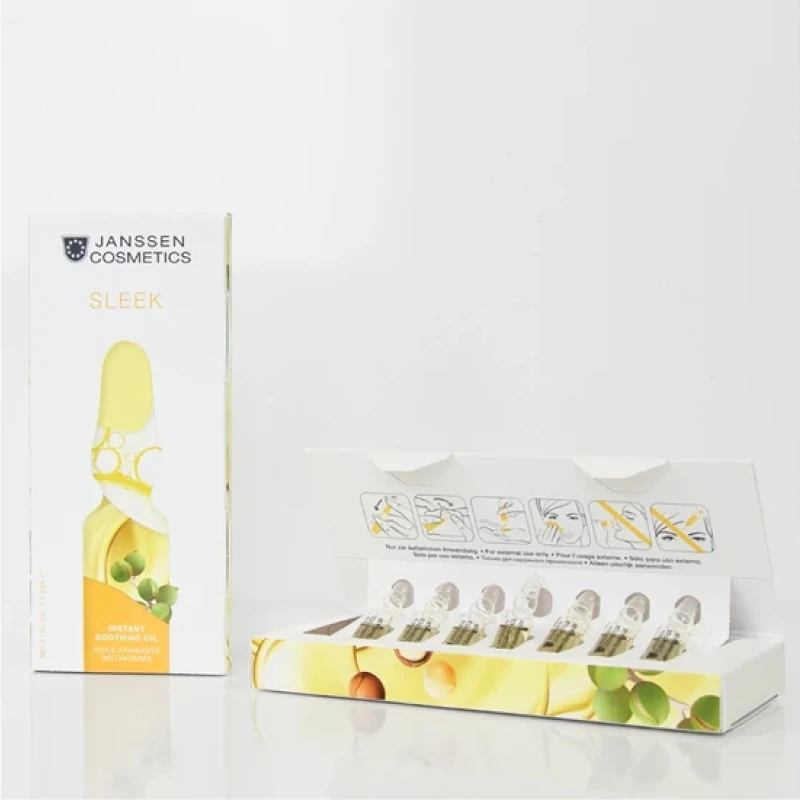 Janssen SLEEK Instant Soothing Oil | Soothing Oil Ampoules for Sensitive Skin 7 x 2 ml