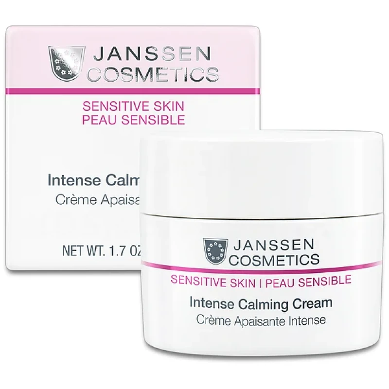 Janssen Cosmetics Intense Calming Cream | Intensely Soothing Cream for Sensitive Skin, 50 ml