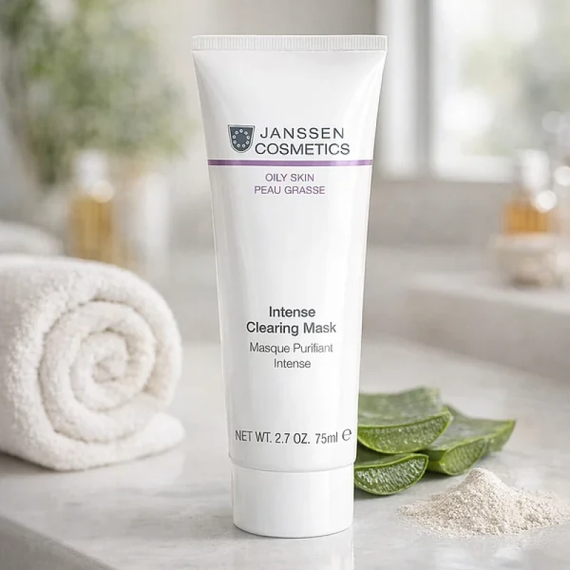 Janssen Cosmetics Intense Clearing Mask | Deep Cleansing Mask for Problematic Skin, 75 ml