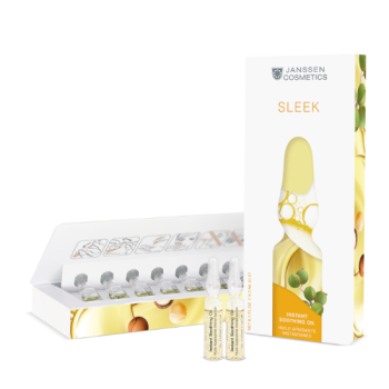 Janssen SLEEK Instant Soothing Oil | Soothing Oil Ampoules for Sensitive Skin 7 x 2 ml