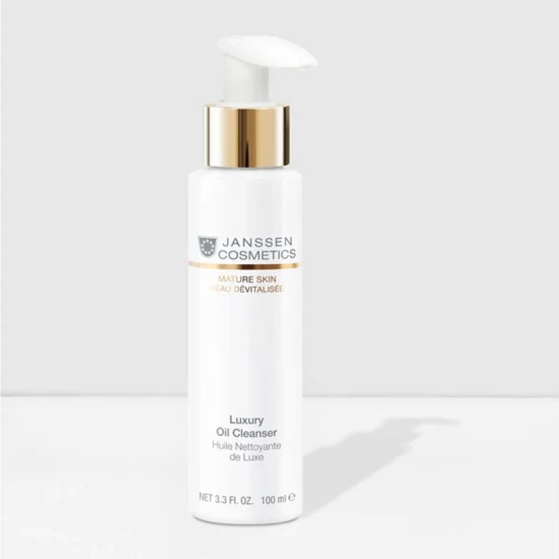 Janssen Cosmetics Luxury Oil Cleanser | Cleansing Face Oil with Golden Sheen, 100 ml