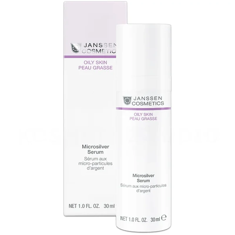 Janssen Cosmetics Microsilver Serum | Antibacterial Serum with Silver, 30 ml