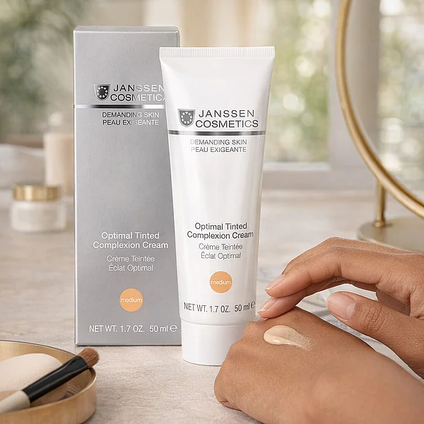 Janssen Cosmetics Optimal Tinted Complexion Cream | Toning Day Cream, 50 ml