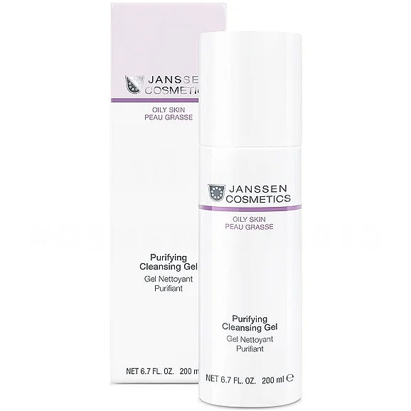 Janssen Cosmetics Purifying Cleansing Gel | Cleansing Gel for Oily Skin, 200 ml