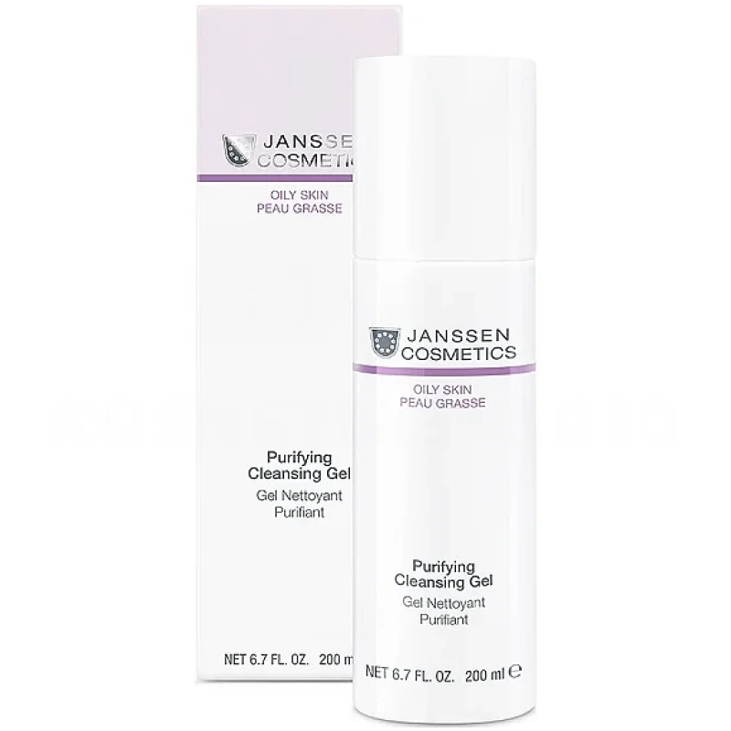Janssen Cosmetics Purifying Cleansing Gel | Cleansing Gel for Oily Skin, 200 ml