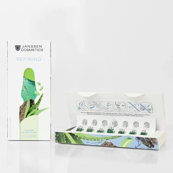 Janssen Refining Retinol Fluid | Retinol ampoules for problematic/oily skin 7 x 2 ml