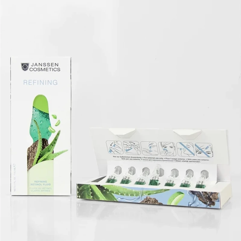 Janssen Refining Retinol Fluid | Retinol ampoules for problematic/oily skin 7 x 2 ml