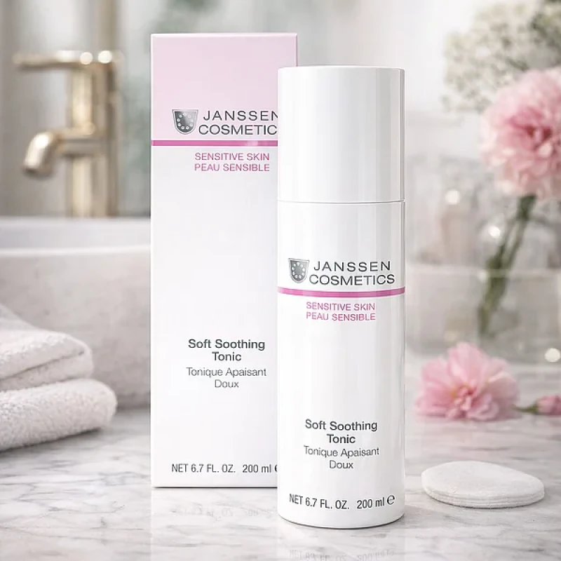 Janssen Cosmetics Soft Soothing Tonic | Soothing Toner for Sensitive Skin, 200 ml