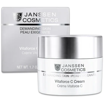Janssen Cosmetics Vitaforce C Cream | Anti-Ageing Face Cream with Vitamin C, 50 ml