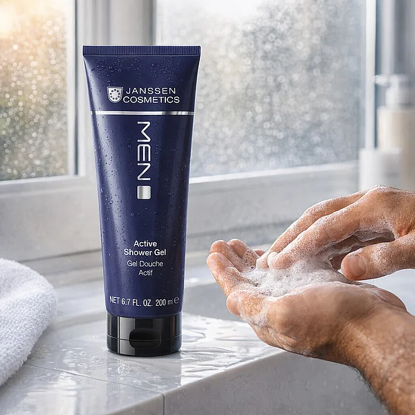 Janssen Cosmetics Active Shower Gel | Refreshing Shower Gel for Men, 200 ml