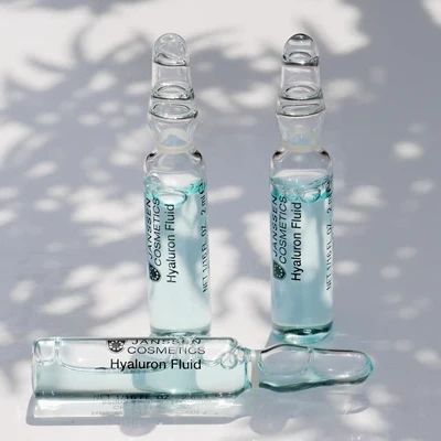 Janssen Hyaluronic Moisture Fluid | Moisturising Ampoules for Dry Skin 7 x 2 ml