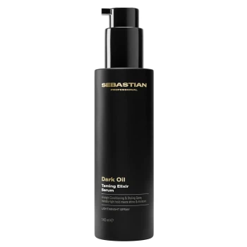 Sebastian Professional Dark Oil Taming Elixir Serum | Smoothing Serum for Frizz Control & Heat Protection 140 ml