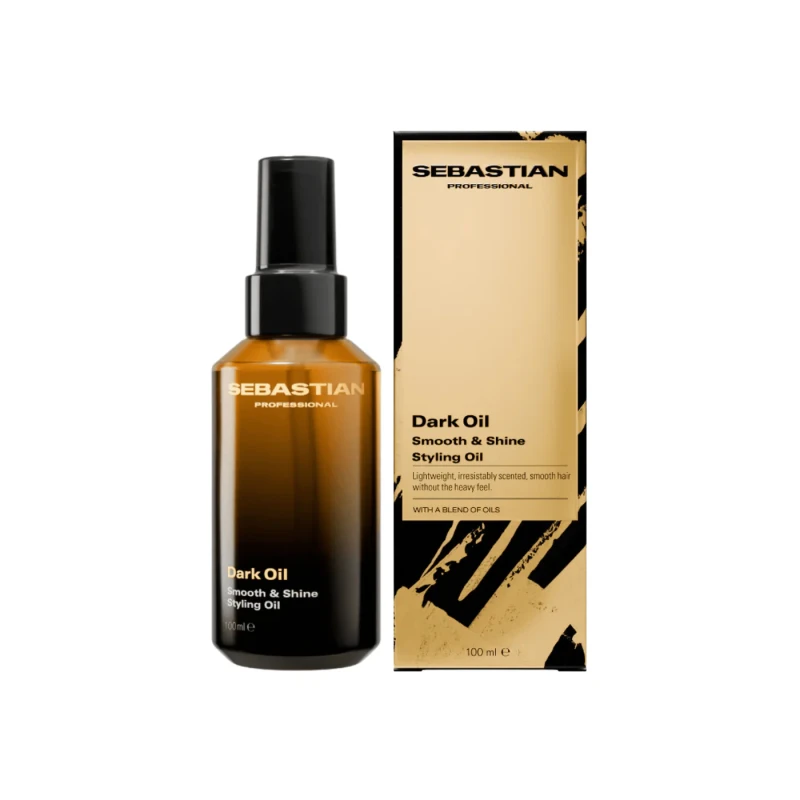 Sebastian Professional Dark Oil Smooth and Shine Styling Oil | Lightweight Hair Oil for Smoothing & Shine 100 ml