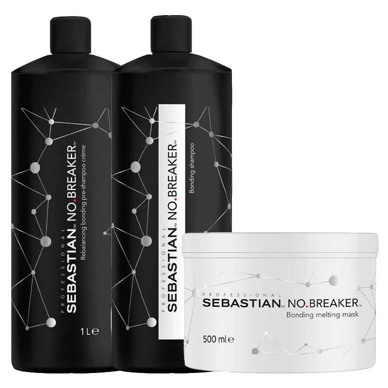 Sebastian Professional No Breaker Shampoo | Strengthening and Restoring Shampoo for Damaged Hair 280 ml