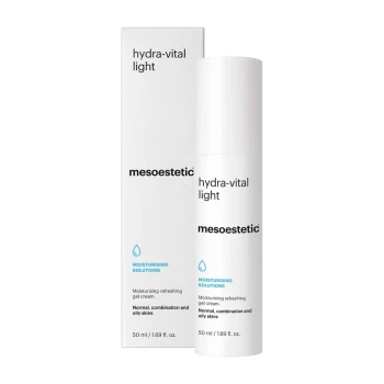 Mesoestetic hydra-vital light | Refreshing moisturizing gel-cream for normal, combination and oily skin 50 ml