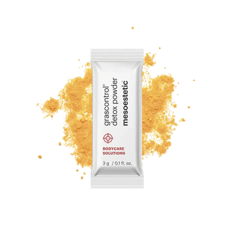 Mesoestetic grascontrol® detox powder | Dietary supplement with artichoke, birch and turmeric extracts 20 × 3 g