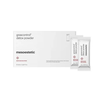 Mesoestetic grascontrol® detox powder | Dietary supplement with artichoke, birch and turmeric extracts 20 × 3 g
