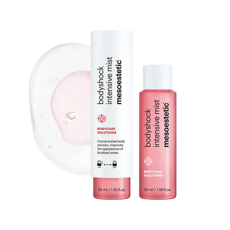 Mesoestetic bodyshock® intensive mist | Intensive two‑phase body concentrate for reducing localized fat deposits and signs of cellulite 2 × 35 ml